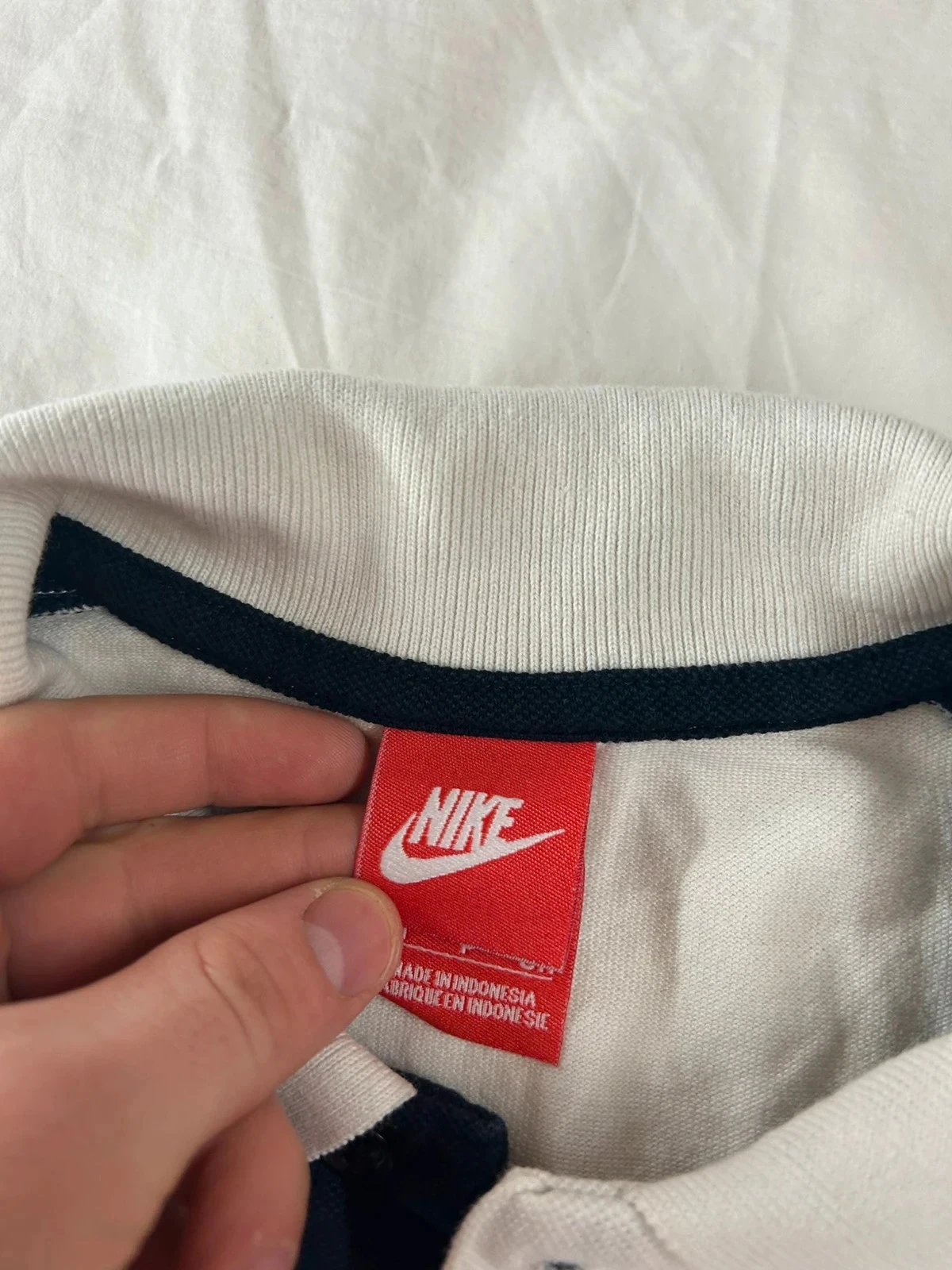 Vintage wit Nike poloshirt – photo 6
